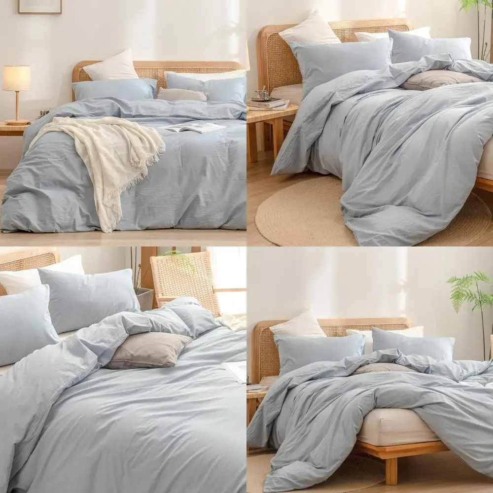 

Супермягкий комплект пододеяльников из хлопка и льна, удобное легкое постельное белье, домашний декор из 2 предметов однотонного кукурузного цвета