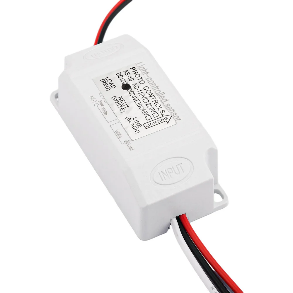 DC12V 24V AC100-260V Photoelectric Switch LED Light Switch Auto ON OFF Switch Module Outdoor Waterproof Delay Sensor