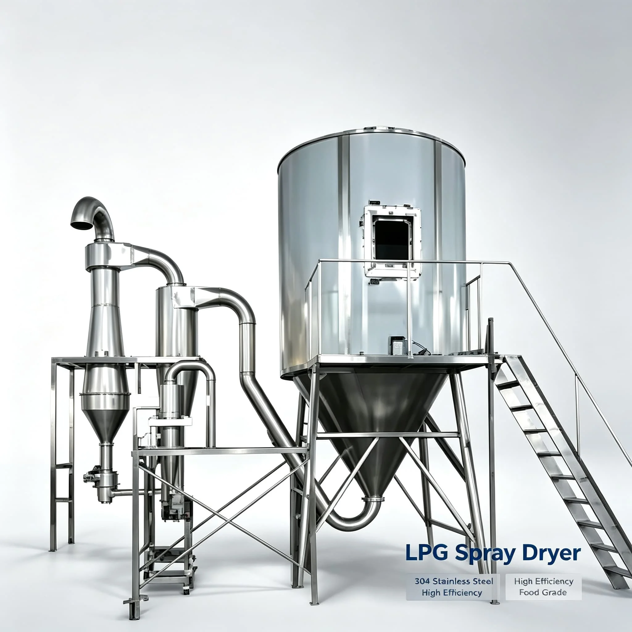 High Recovery Rate Powder Collection Dryer Easy Operation Compact Spray Dryer Mobile Trolley Laboratory Spray Dryer Customizable