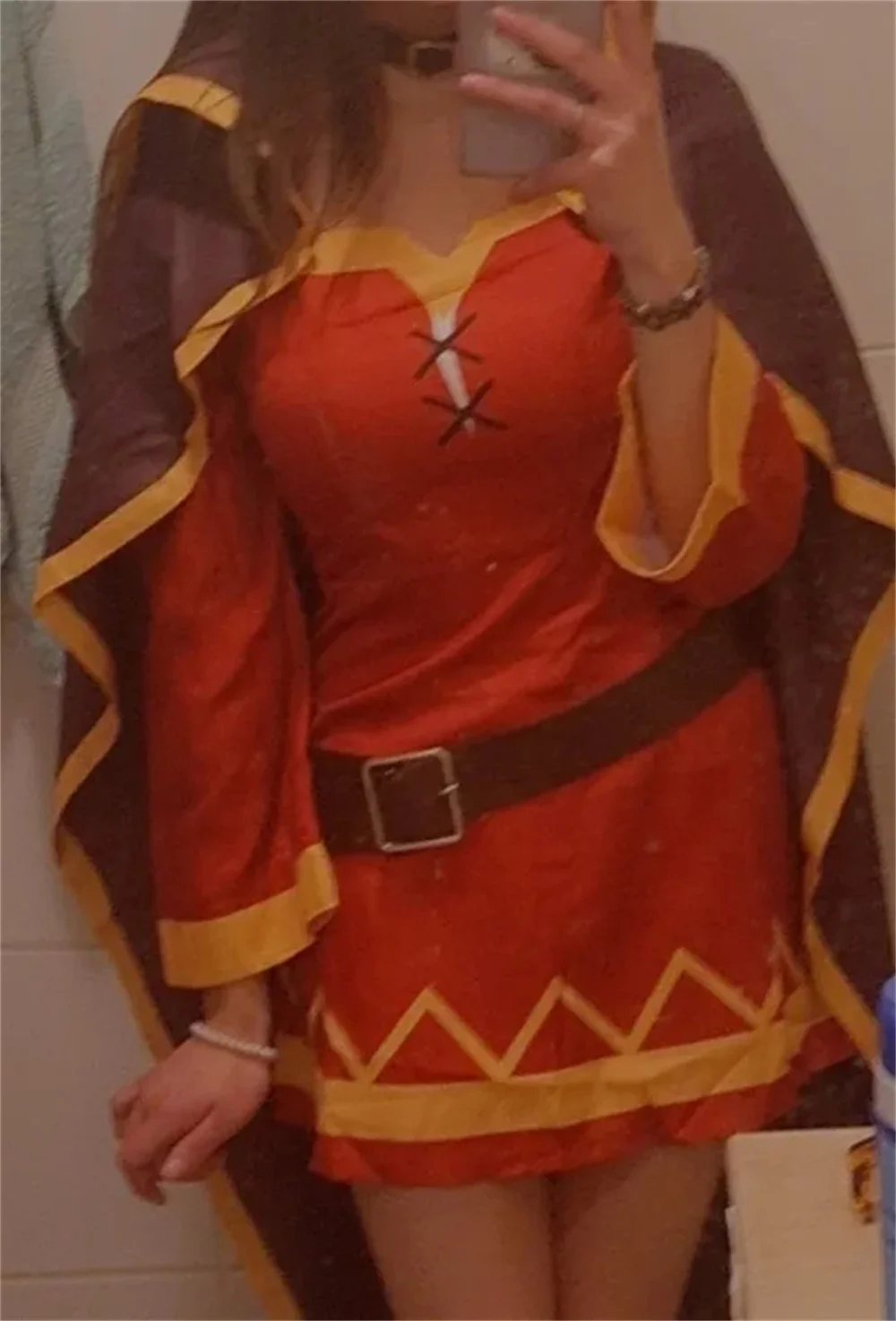 Megumin Cosplay Anime Boże błogosławieństwo Megumin Cos kostium dla kobiet dziewczynki wycięty kapelusz czarownice spódnica stroje Halloween Cos kostiumy