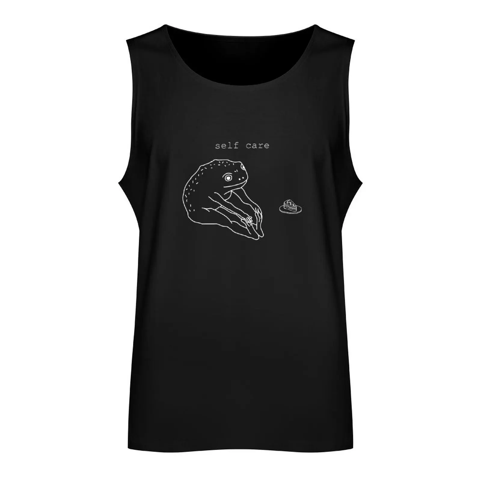 Self Care Frog Tank Top sports suits tops