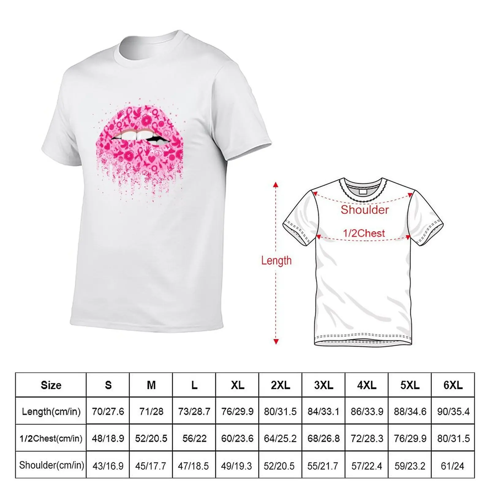 تي شيرت حزمة الثدي للرجال، قمصان السرطان، قمصان أنيمي بيضاء للرجال القتال، تي شيرت كاجوال للرجال #2