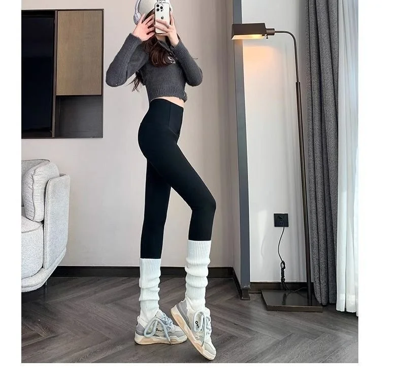 Yoga Pants Dark Green Women Knit Push Up Solid Color Comfortable High Waisted Thick Casual Running Tie Dye Exercise Pocket Girls