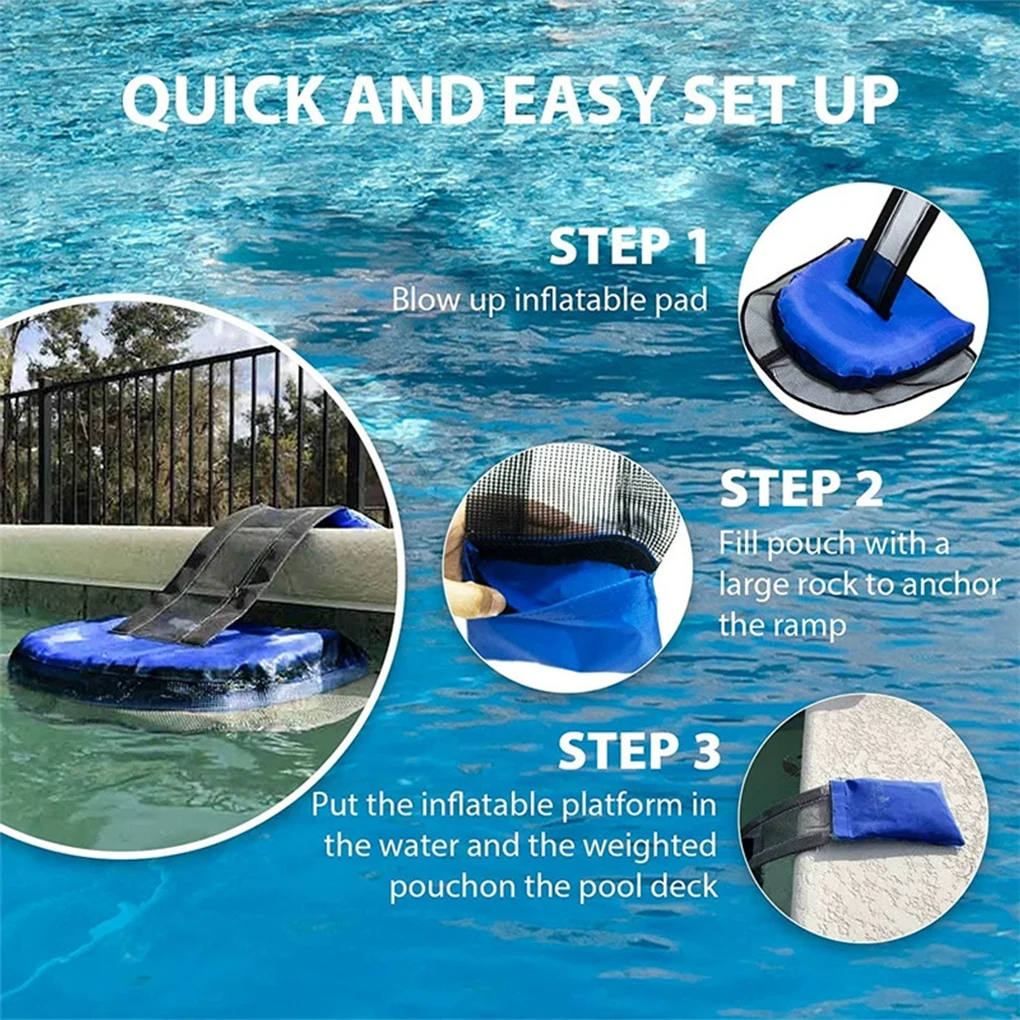 

1 шт., экономия животных, рампа для побега, плавающий бассейн, плавающий инструмент для экономии животных, плавающий бассейн, уменьшает инструмент для улицы