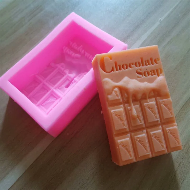 Chocolate Shape Silicone Mold Letter Aromatherapy Soap Candle Mold Fondant Mousse Cake Chocolate Baking Decoration Baking Tool