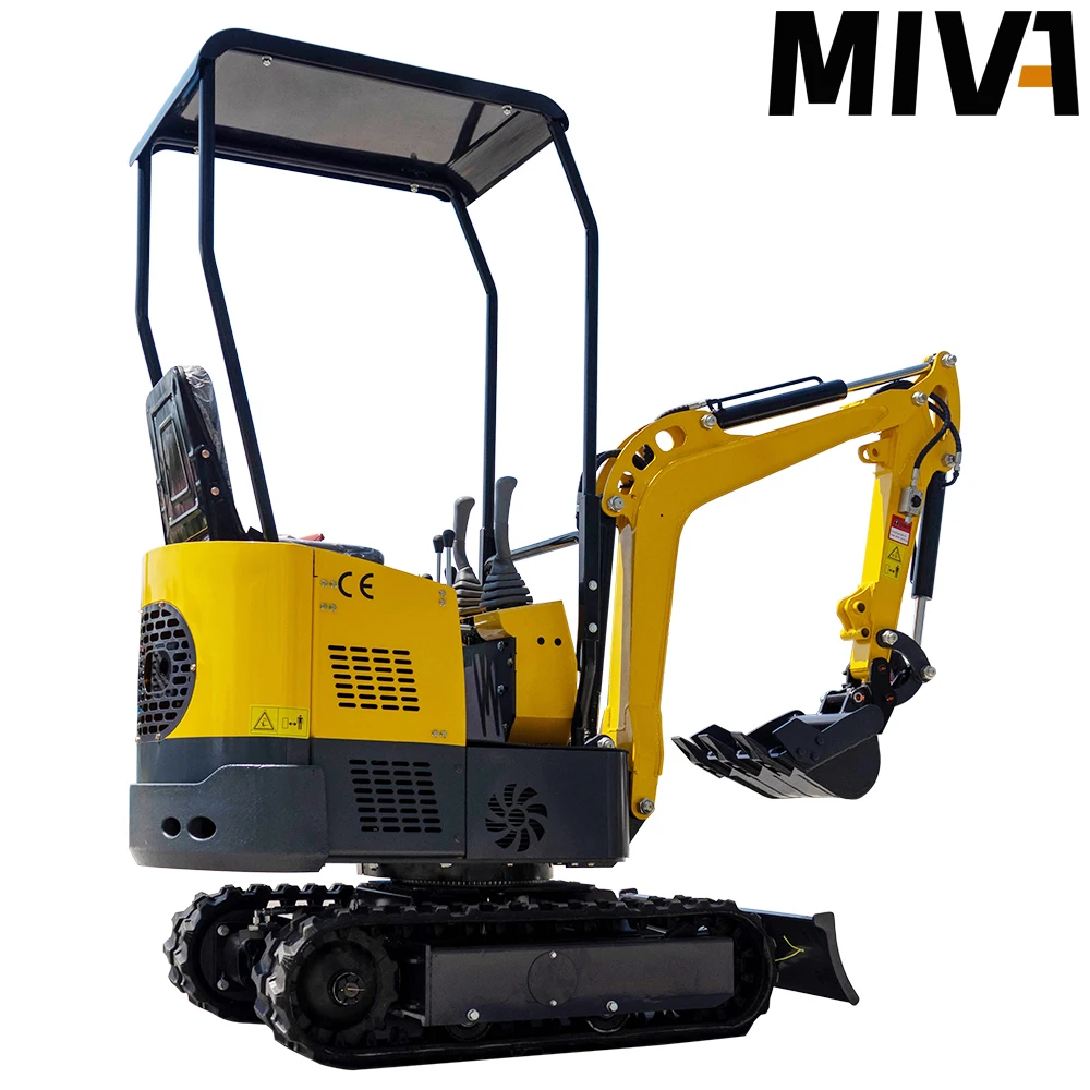 

China Small Digger Mini Bagger 1.5 Ton Micro Excavator Farm Use Import CE EPA Hydraulic Mini Excavator Crawler Digger Customize