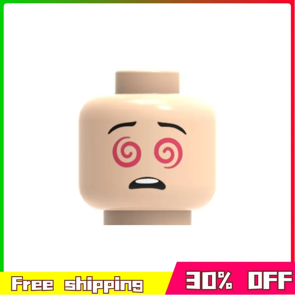 DIY Anime Expression Accessories Anime Figure Peripheral Model Building Block Desktop Decorative Ornaments Birthday Gift Toys