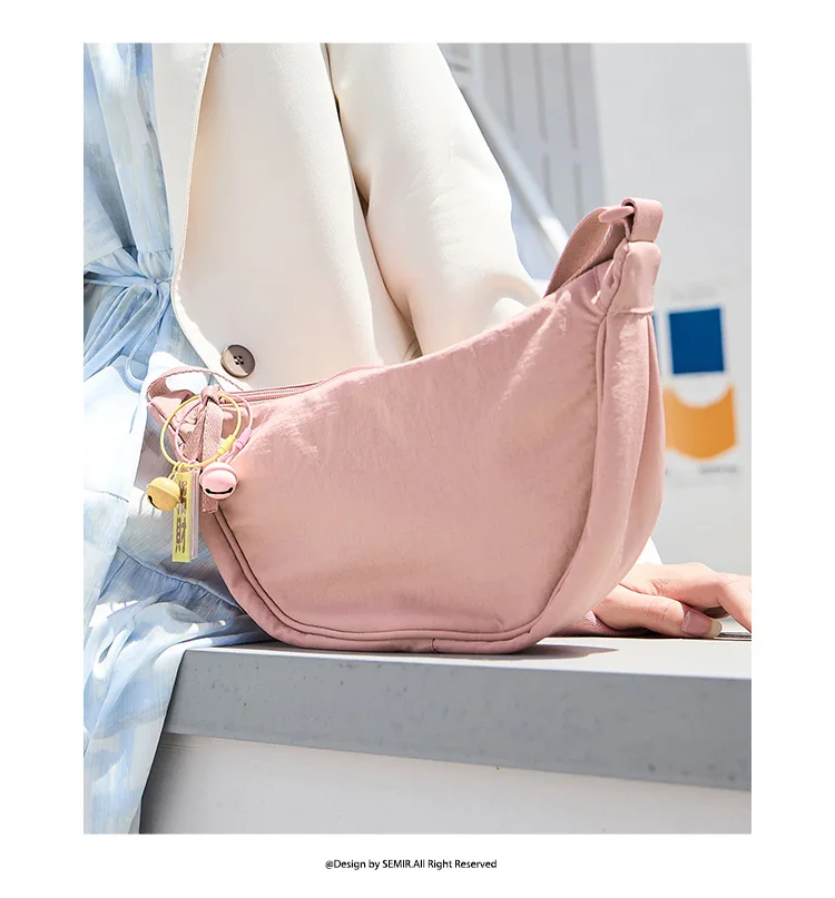 Semir Umhängetasche für Damen, 2025, neue Brusttasche, Macaron-Farbe, Knödeltasche, minimalistische Hüfttasche, Schultertasche – Detail 3