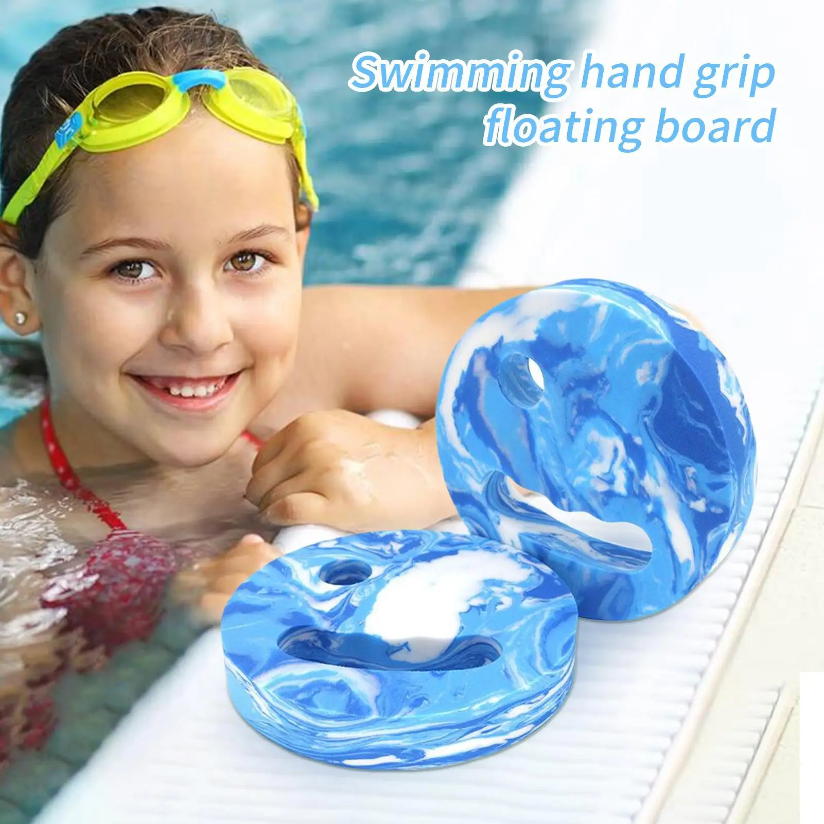 2pcs Aquatic Fitness Discs EVA Foam Aerobic Workout Discs Flotation Swimming Resistant Exercise Aid for Men Teens Girls Boys