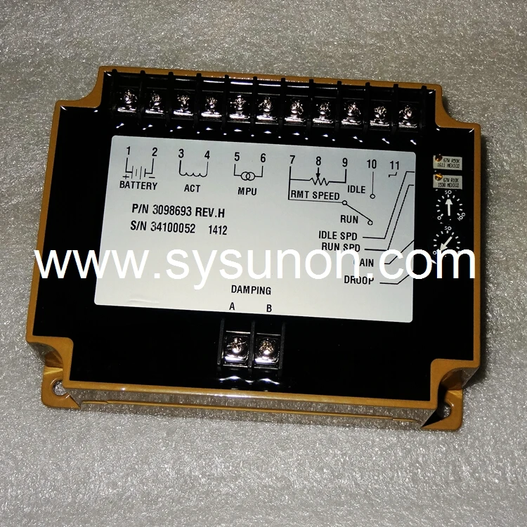 Generator Governor KTA19 Engine Parts Speed Controller 3098693