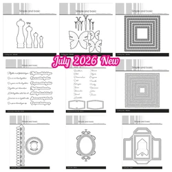 July 2026 New Simple and Basic Small Bag Salt & Pepper Mills Butterflies Metal Cutting Dies and Stamps for DIY Scrapbook Diary