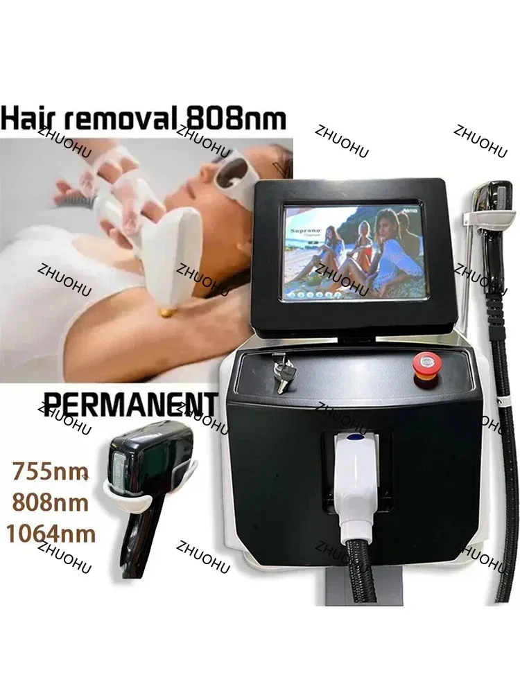 808Nm Diode Laser Skin Rejuvenation Painless Machine 3000W For Salon /Permanent Hair Removal Epilator Beauty Machine 2025