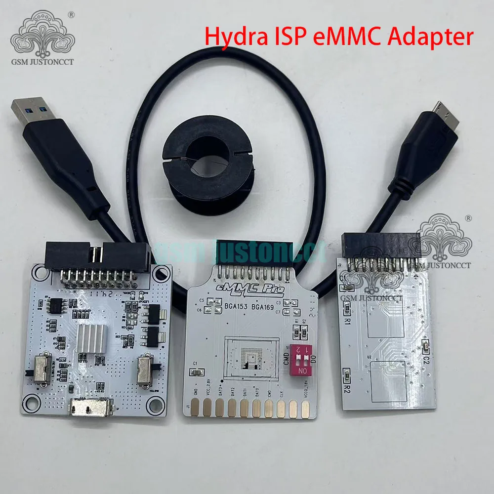 2025 NEW ORIGINAL HYDRA eMMC ISP Adapters Tool BGA153,BGA169,BGA221,BGA162 eMMC Break Out Board