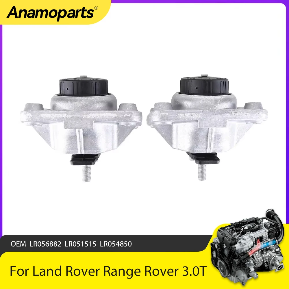 Engine Part Left Right Motor Trans Mount set fit 3.0 T L V6 PT306 306PS GAS For Land Rover Range Rover Discovery LR056882