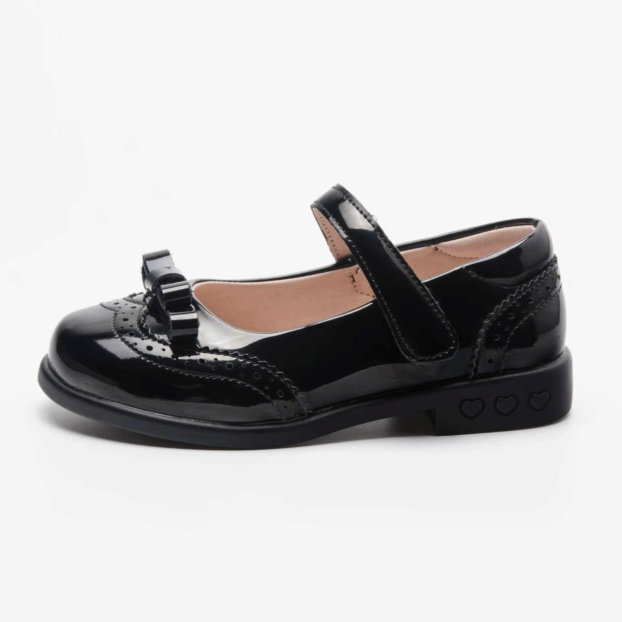Elegant princess leather shoes, for all seasons, fashionable comfortable, durable easy to clean,non-slip,for campus, daily,party