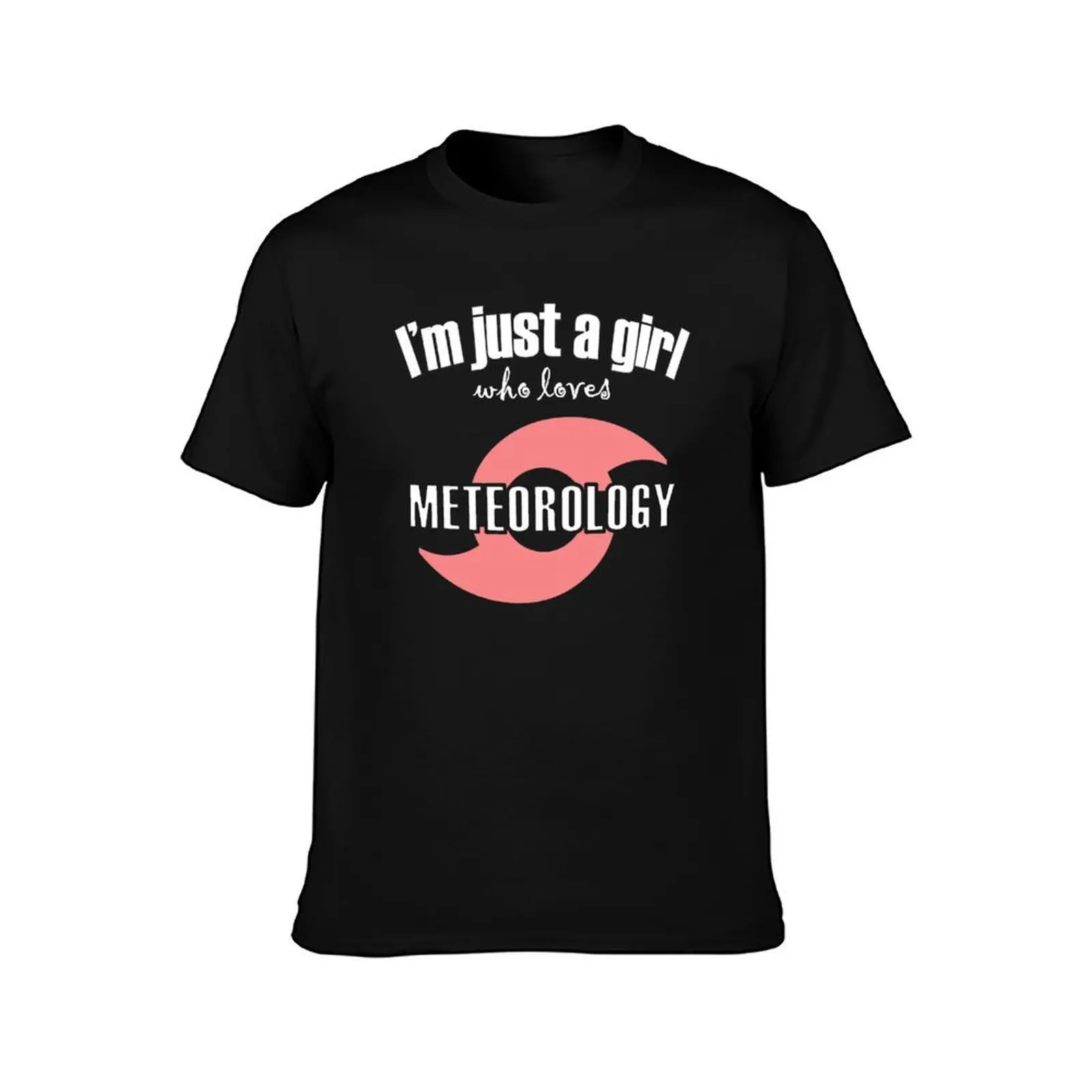 Girl Who Loves Meteorology Weather Science T-Shirt Summer Casual Cotton Tee Oversized Streetwear Tops Vintage Graphic Print