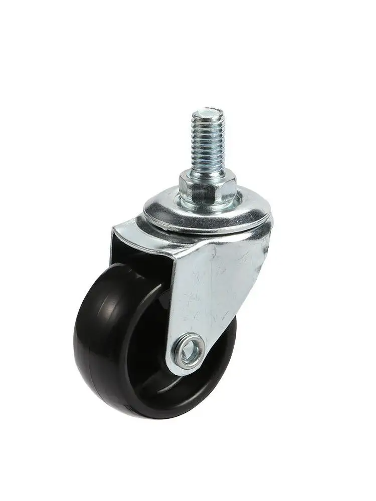 Cintre à Vis de 1.5 Pouces, Roue Spéciale de Galvanoplastie de 38mm, pour Meubles Universels, M8 /M10/M12, 4 Paquets