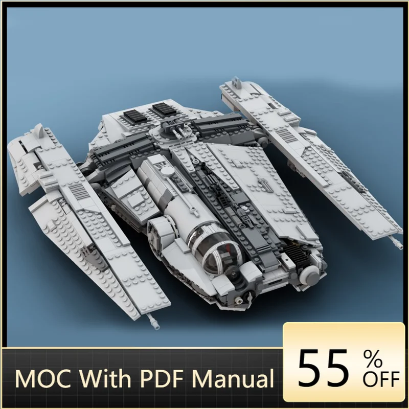 

Игровой набор Fondor Haulcraft, масштабная модель MOC, строительные блоки, сделай сам, сборные кирпичи, образовательная креативная коллекция игрушек, подарки, 1601 шт.