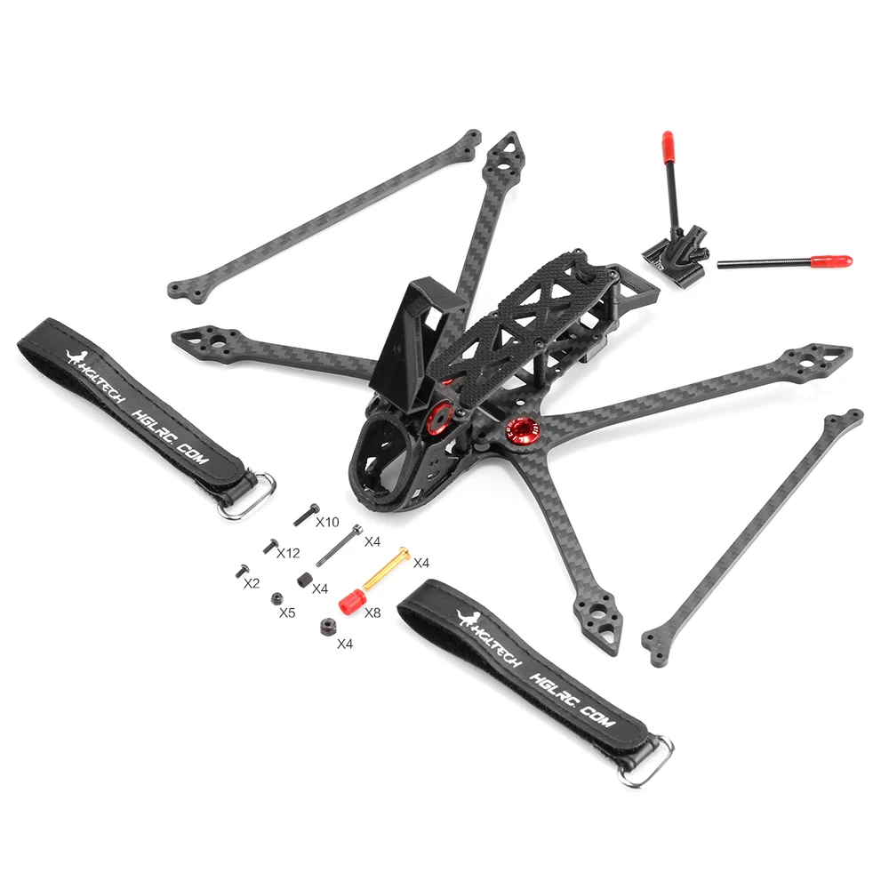 

HGLRC Rekon5 210mm Carbon Fiber 5inch 4mm Arm Mini Long Range Frame Kits 72g with Naked Mount for GoP SMO 4K FPV LR5 Drones