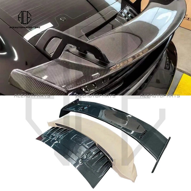 New Arrival Carbon Fiber GT3 Style Rear Trunk High Tail Rear Spoiler Wing For Porsche 911 992