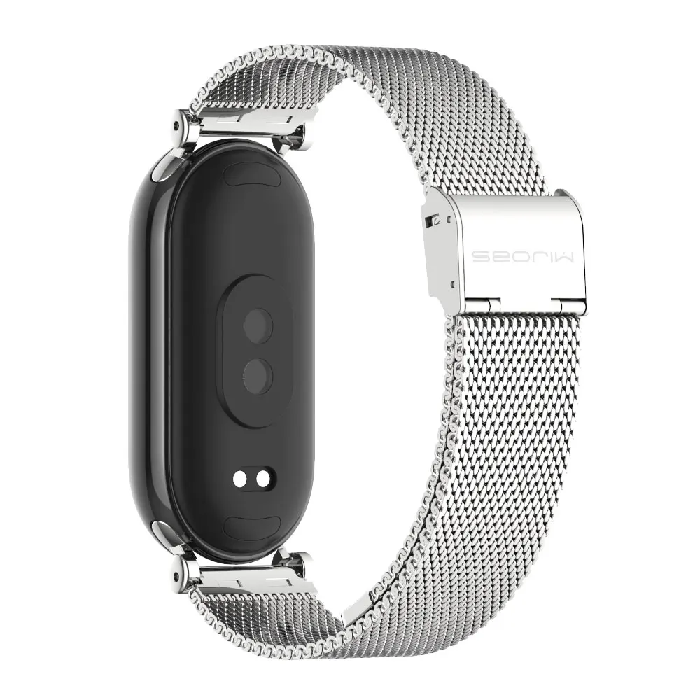 Strap For Xiaomi Mi 8 Strap Miband 9 Metal Wristbands For Xiaomi Smart Band 8 NFC Bracelet Stainless Steel Watchband Accessories