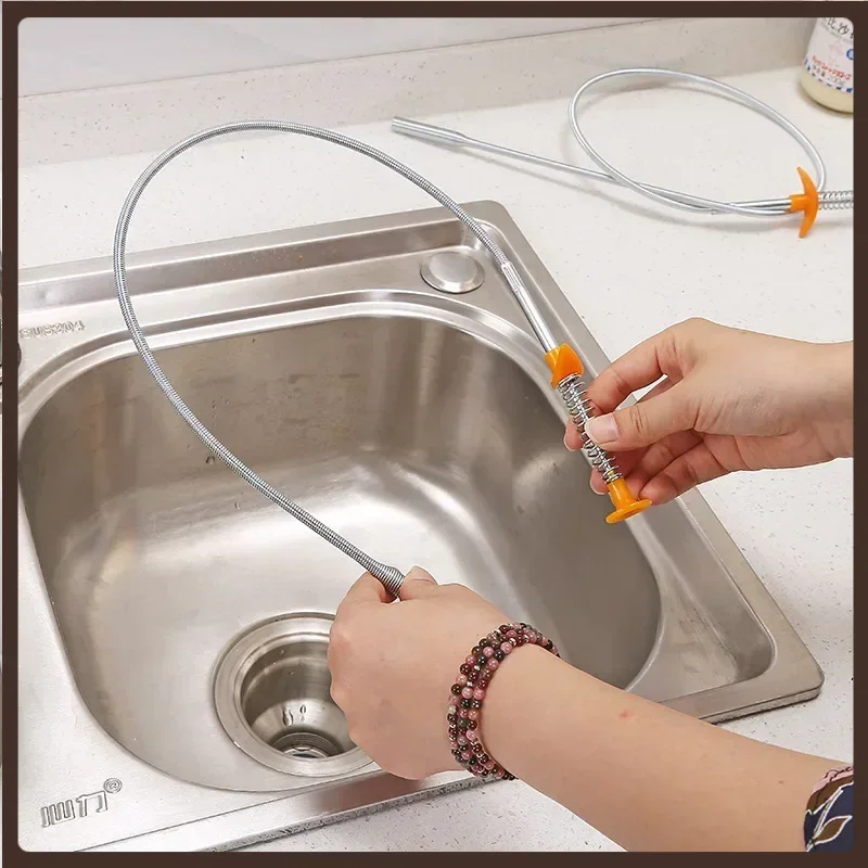 Length 60cm Flexible 4 Claw Grabber Pickup Tool Bendable Hose Pickup Long Reaching  For Home & Garden Cleaning Usage