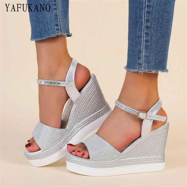 Wedding fashion wedge sandals