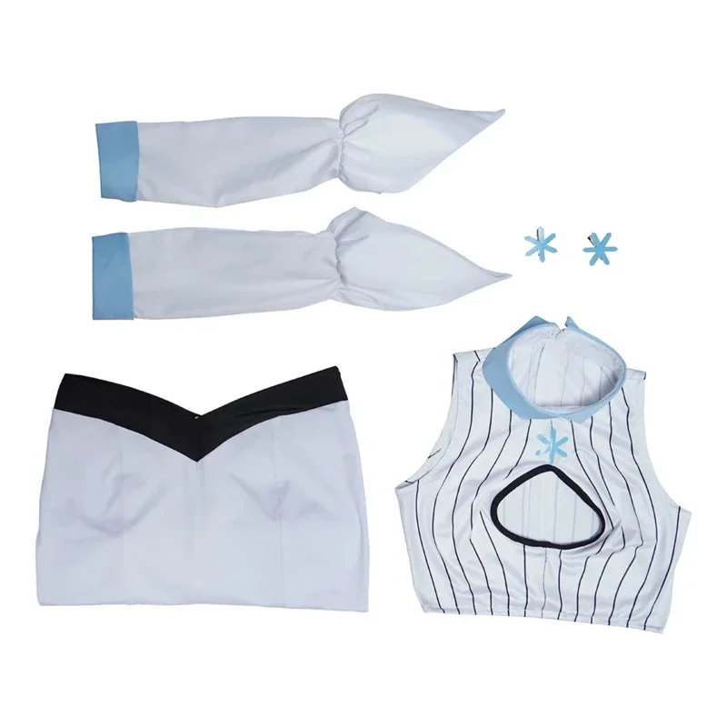 Disfraz de CyOrihime Inoue, camisa blanca Sexy, traje de falda, disfraz de Carnaval de Halloween