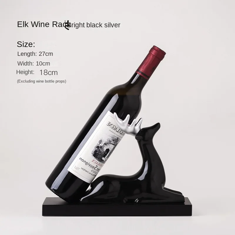 27cm Simplicity modern European originality deer Wine rack Internet celebrity hotel Restaurant decoration home accessories