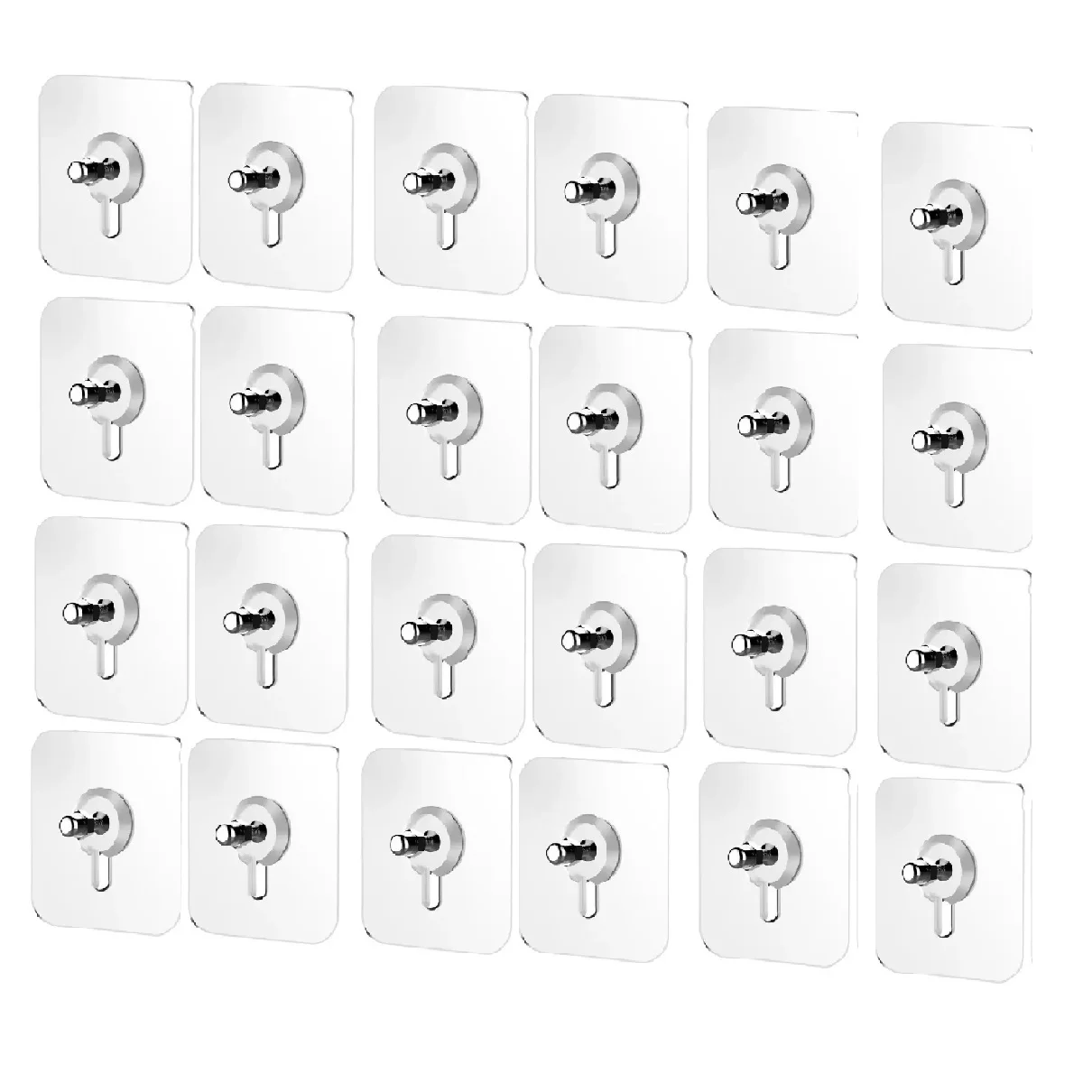 24 Wall Hanging Stickers with Screw Fasteners