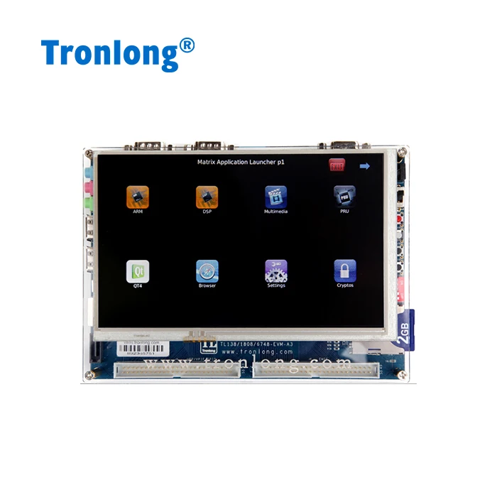 Tronlong OMAPL138 development board TI C674x+ARM9 DSP+ARM SATA uPP VGA power