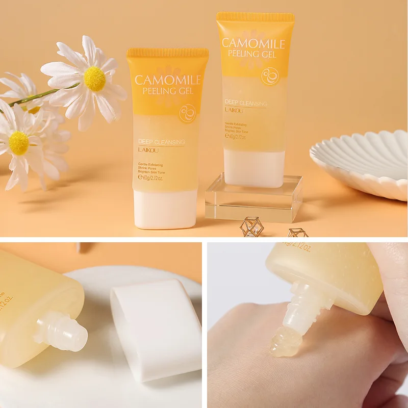 LAIKOU ساكورا التقشير غسل الوجه تقشير جل التطهير العميق إزالة الجلد الميت ترطيب منظف للوجه منتجات العناية بالبشرة #3