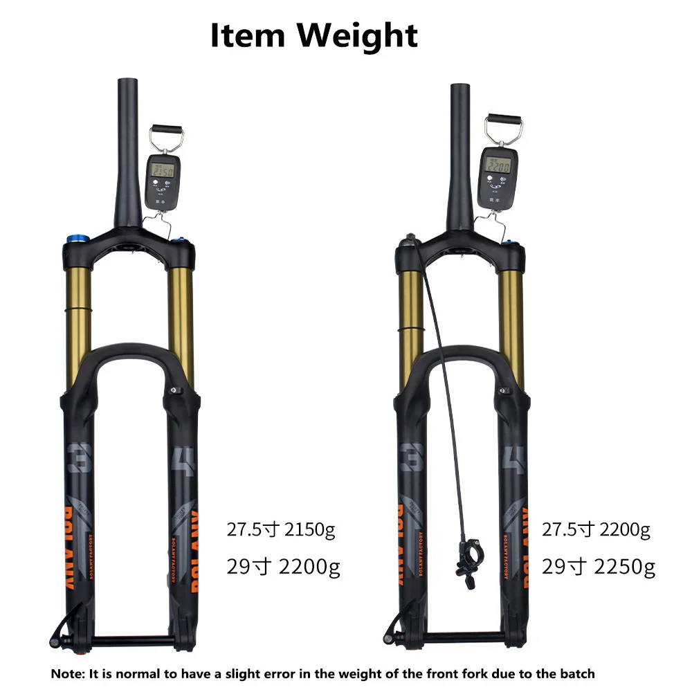 MTB Suspension Air Fork Boost, 110x15mm, 27.5 \