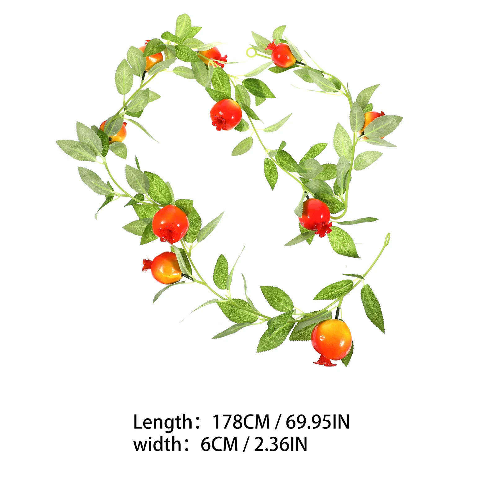 

1Pcs Hanging Artificial Fake Vine Cherry Leaf Rattan DIY Home Decor Party Decor Lifelike Plant Photography Props