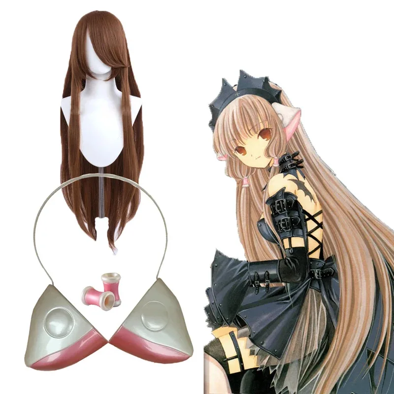 2025 aaa 애니메이션 쇼비츠 치이 에루다 코스프레 소품 귀 헤드셋 핑크 뿔 머리띠 액세서리 여성 소녀 크리스마스 선물