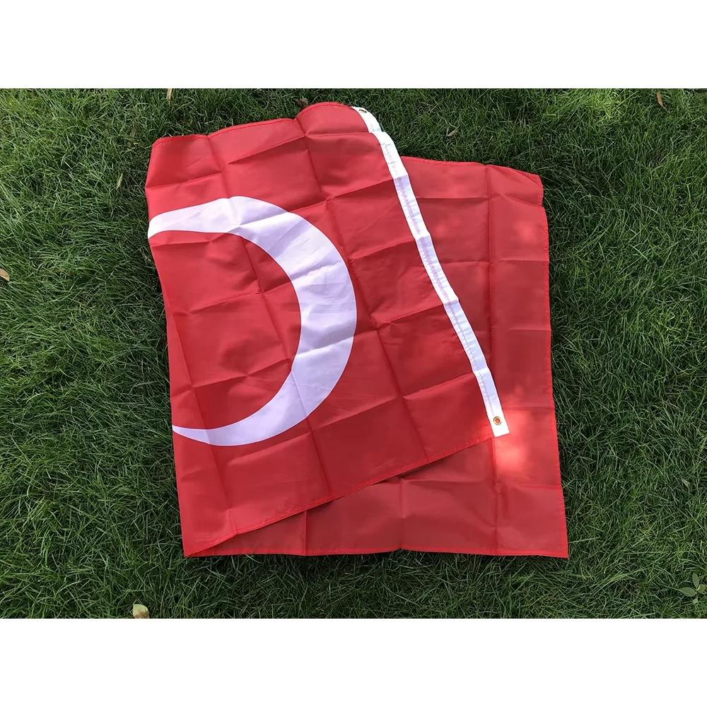 TIKI FLAG  90x150cm Tur Tr Turkey National flag hanging polyester banner for home decoration