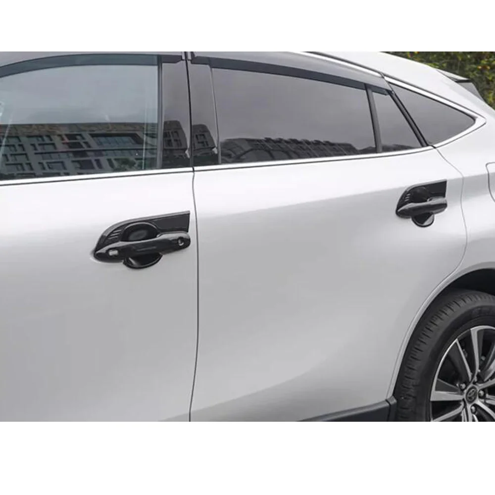 For Toyota Venza/Harrier 2021 2022 2023 2024 ABS/Steel Car Door Armrest Handle Bowl Cover Trim Stick Frame Exterior Accessories