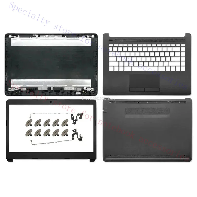 New Laptop Case For HP 14-CK 14-CM 14-DG 14Q-CS 240 G7 245 246 G7 LCD Back Cover/Bezel/Hinges/Palmrest/Bottom Case Black 14