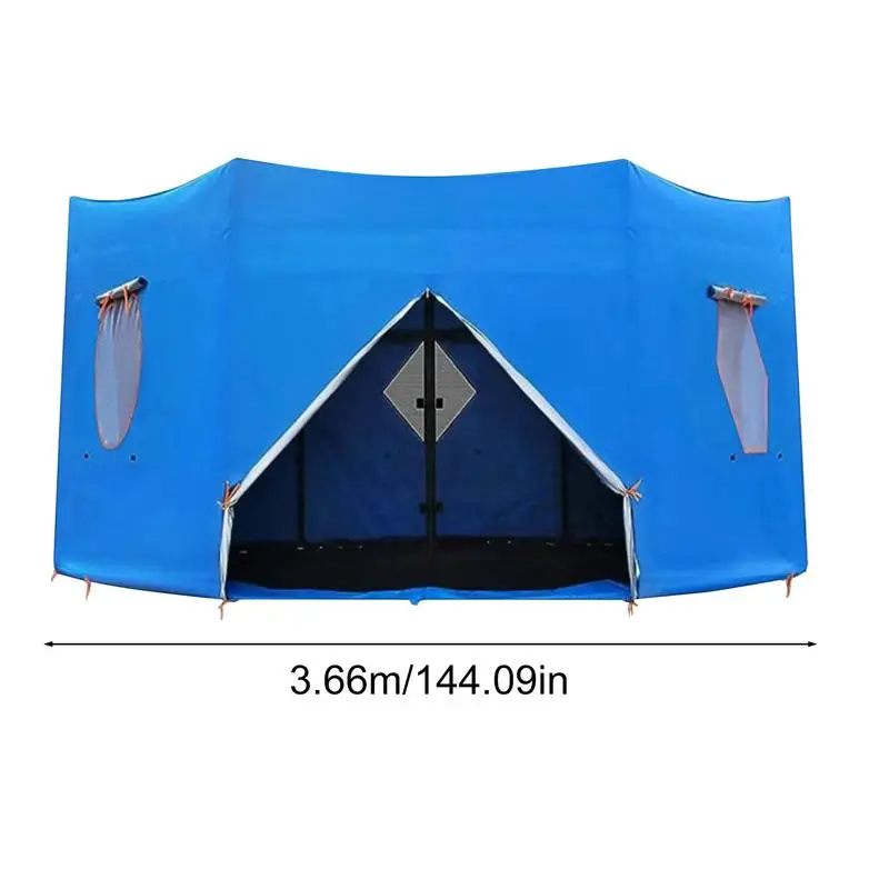 6/8/10/12FT Trampoline Tent, Fits for 6 Straight Pole Round Trampoline, Oxford fabric Trampoline Tent Cover (Tent Only)