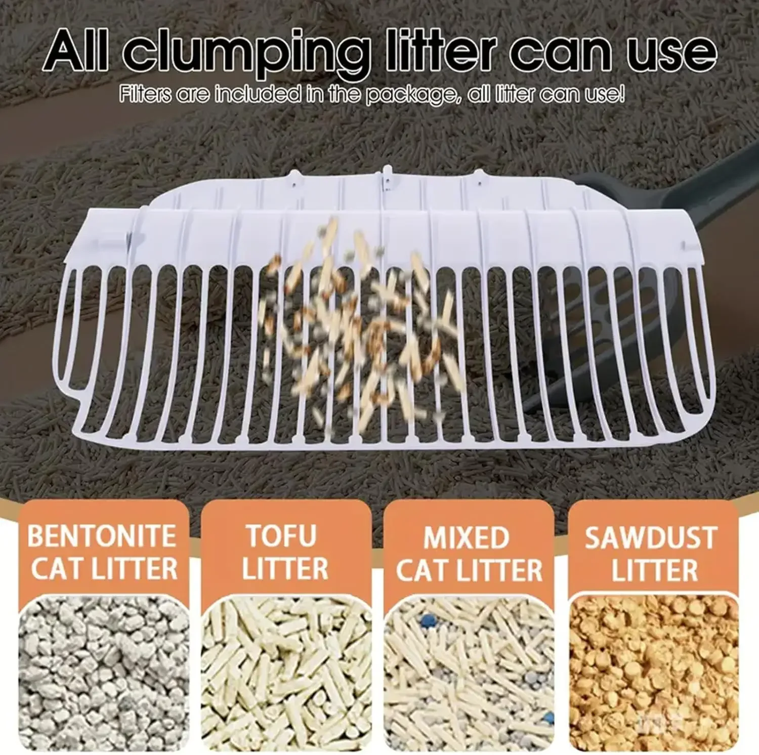 Caja de arena autolimpiante extra grande aplicación peso para gatos - imagen 5