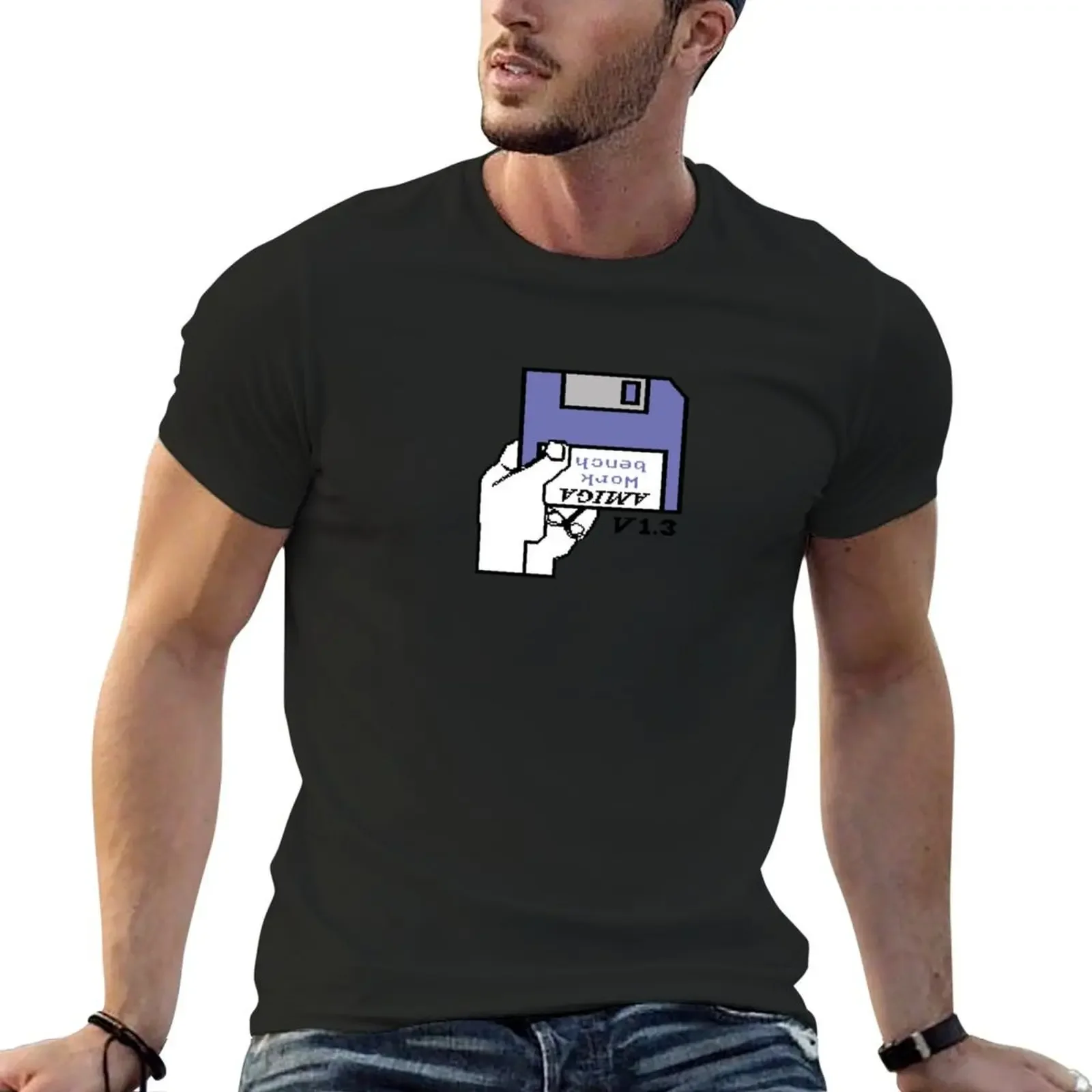 

Amiga Logo T-Shirt man clothes graphic tee shirt cute clothes mens designer t shirt