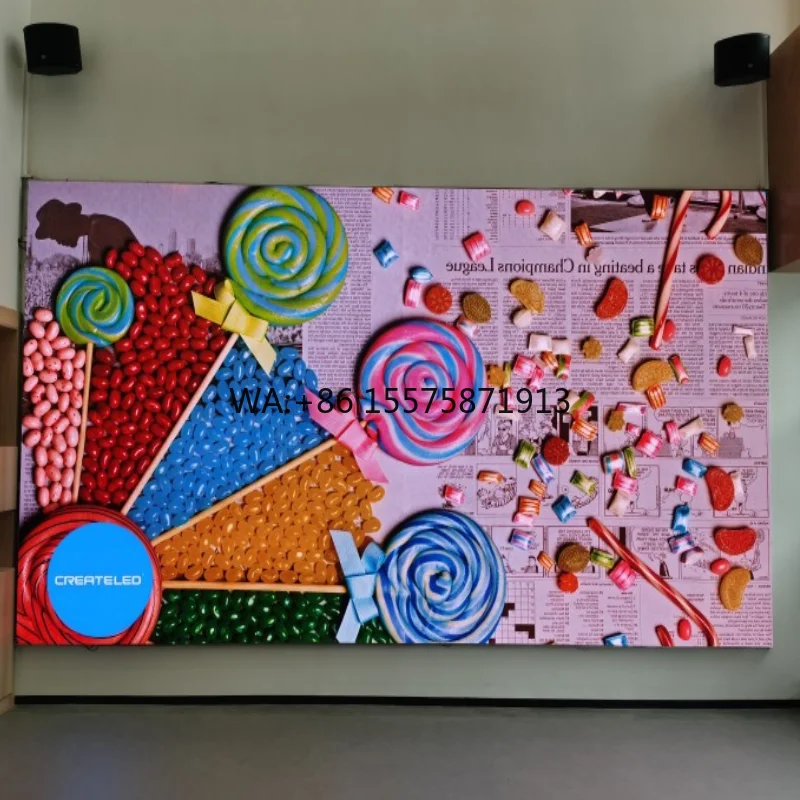 

2025 Новый внутренний полноцветный светодиодный настенный дисплей HD P2.5 для коммерческой рекламы в розничных магазинах и лифтах