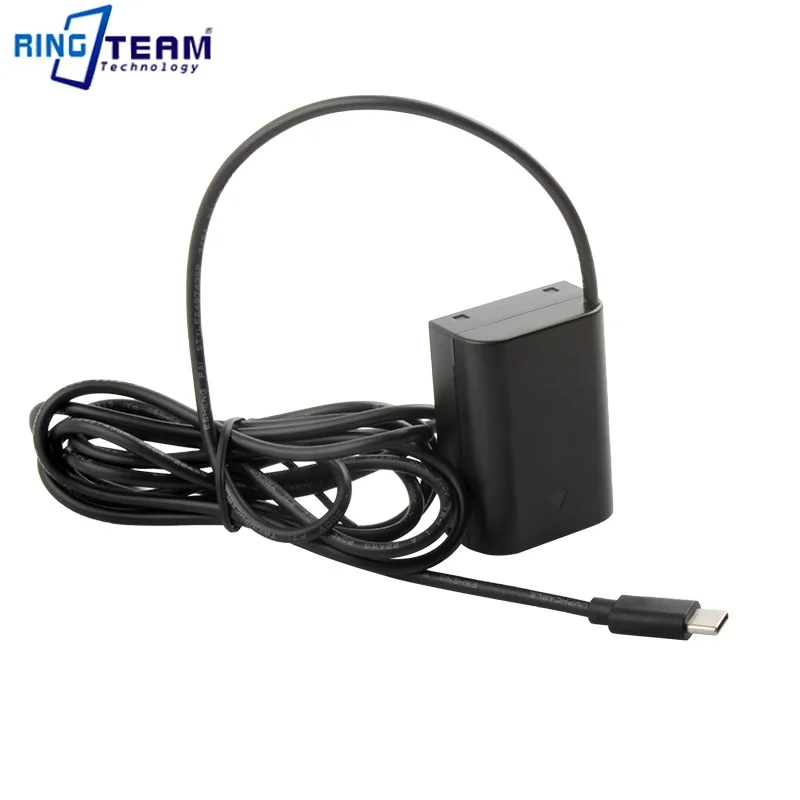 Type-C USB-C Type C BLX-1 BLX 1 DC Coupler BLX1 Dummy Battery Straight Cable for Olympus OM1 OM-1 Micro SLR Camera