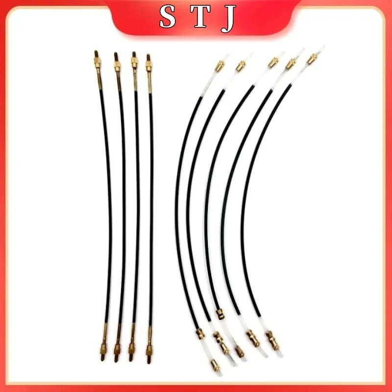 5pcs violin Steel wire/Nylon Tailgut 4/4 3/4 1/2 1/4 1/8 Tailcord Gut Cord Violin Nylon End Rope Tail,violin Parts accessories