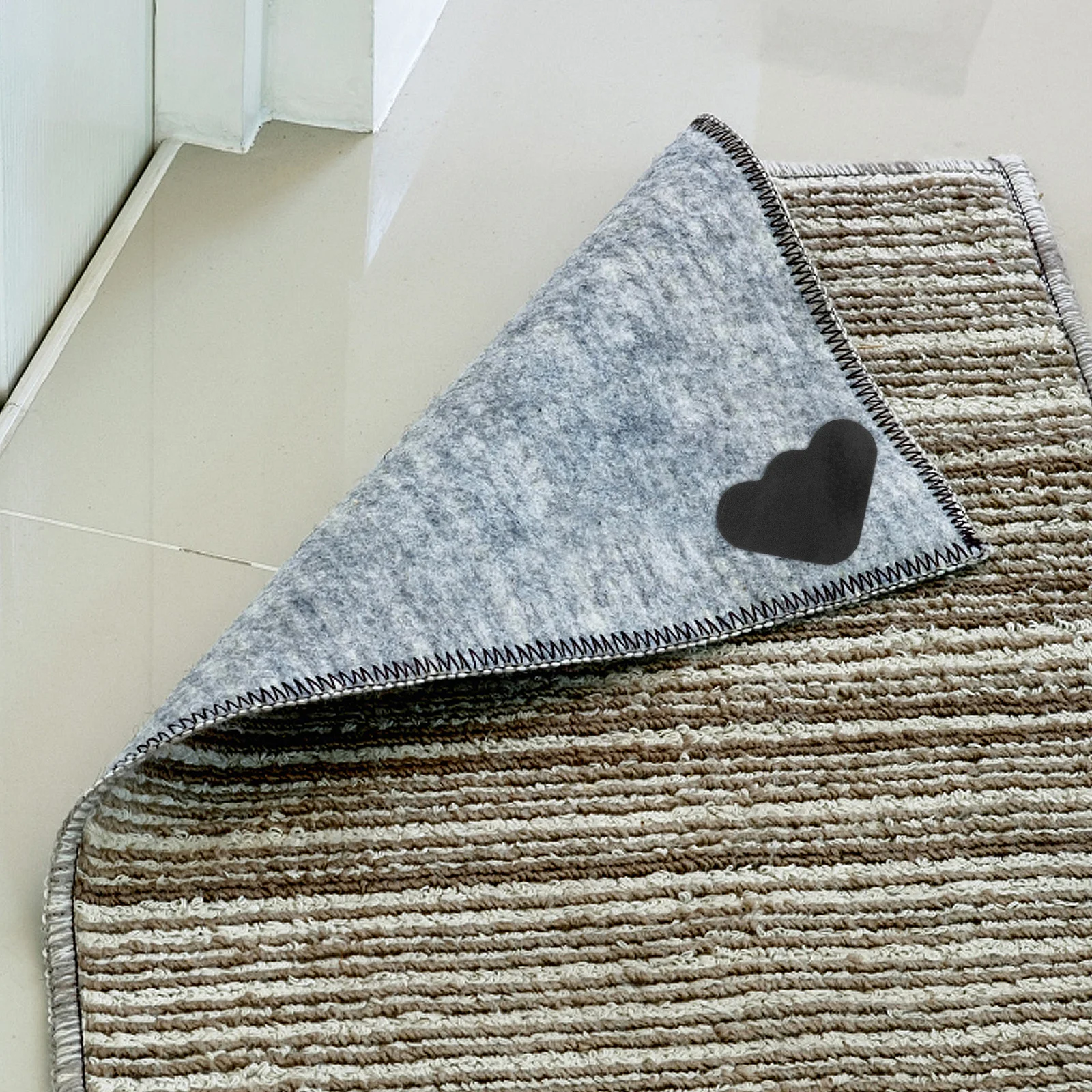 10 قطعة عدم الانزلاق البساط وسادة الشريط قابل للغسل السجاد الشريط للأرضيات الصلبة Traceless لاصق البساط الزاوية القابضون السجاد الزاوية القبضات #3