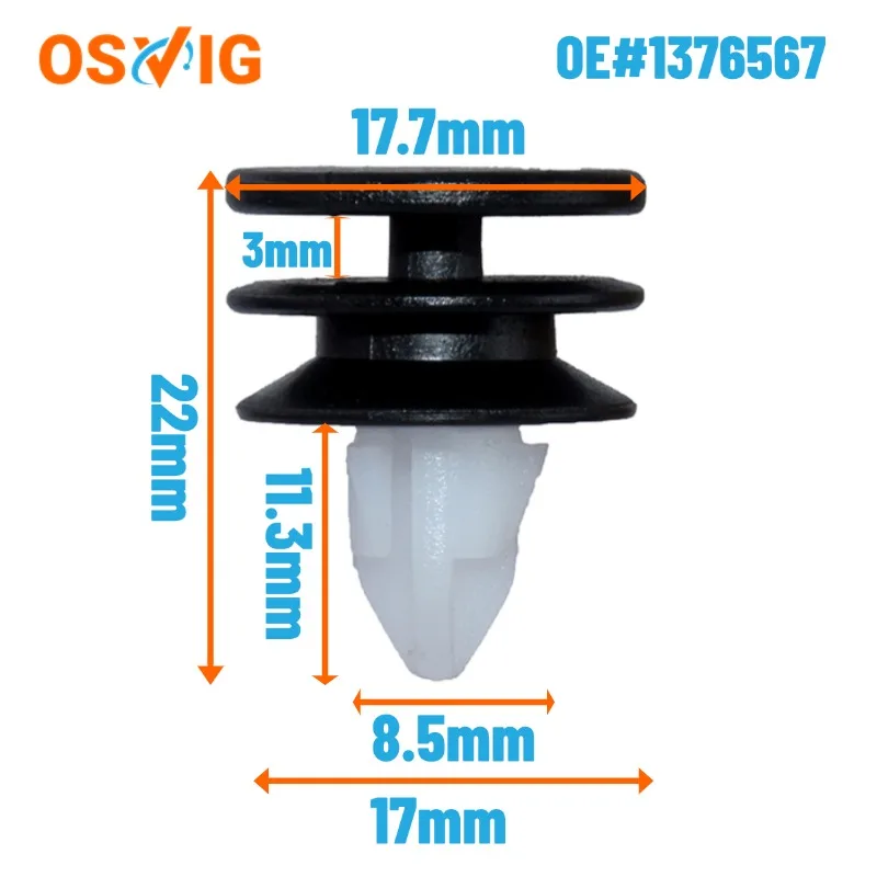 

20PCS OE#1376567 Door Trim Panel Clip 1376567 for Volvo S60,S60L,S80,V60,V70,XC60,XC70