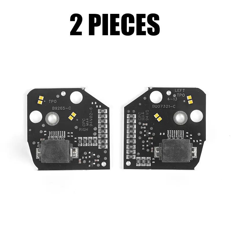 5F0941475 5F0941476 2pcs Lemon Yellow DRL Led Daytime Running Lights Board Module Chips For Seat Leon MK3 2013 2014 2015 2016