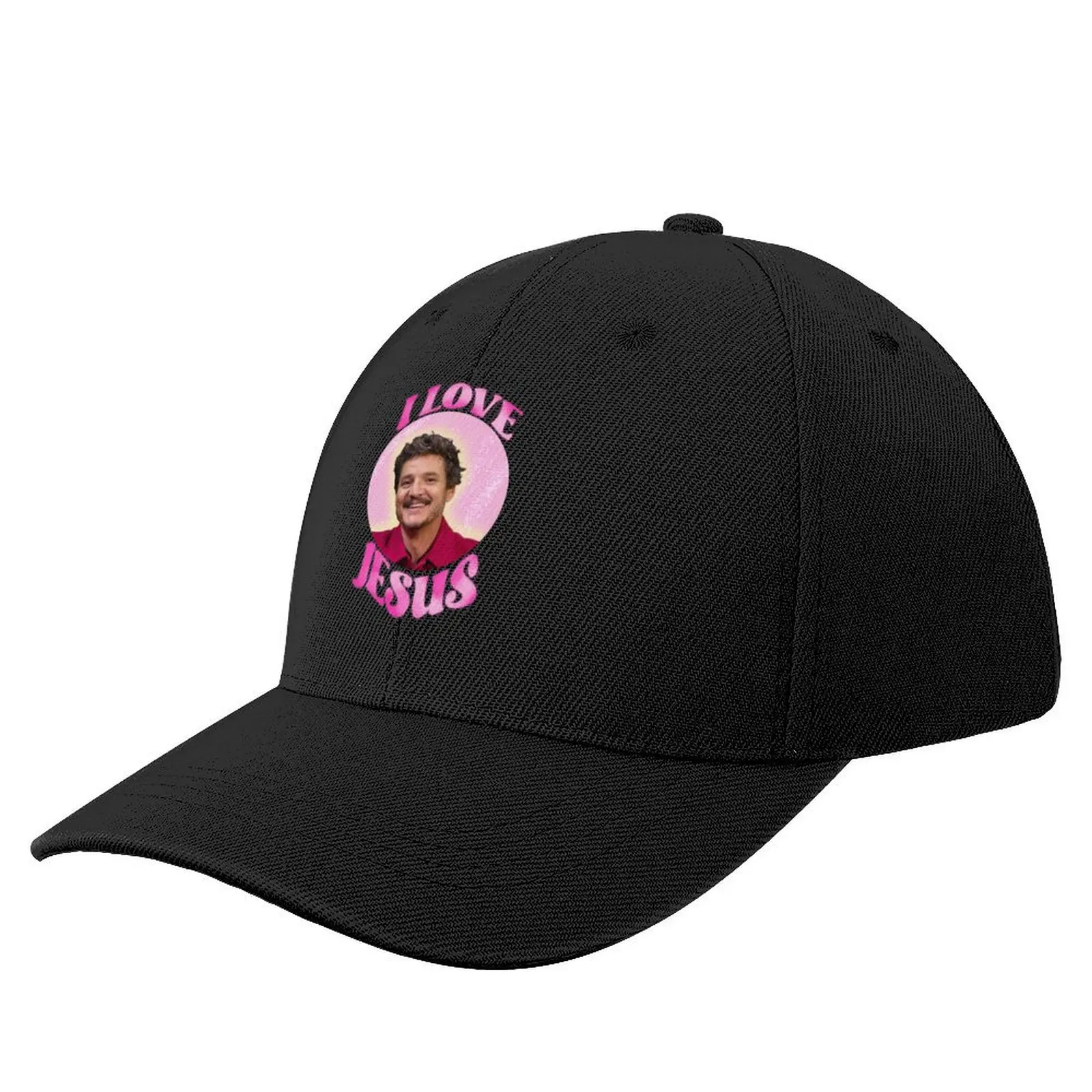 

Pedro pascal jesus Baseball Cap Golf Hat Man hard hat Rave Hats For Women Men's