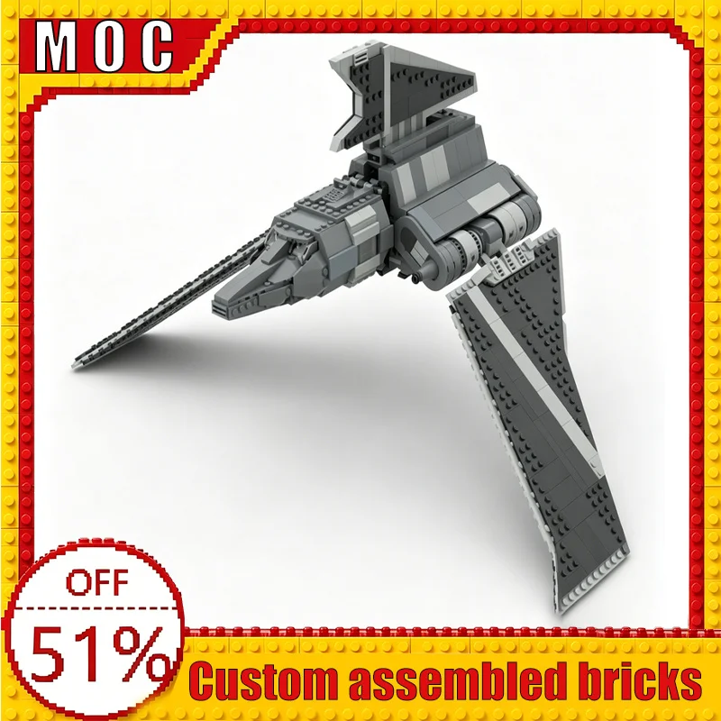 

NEW 1012PCS Technology Hero Warrior 24 Sci Fi Character Assault Shuttle MOC Model Building Blocks DIY Assembly Educational Gift