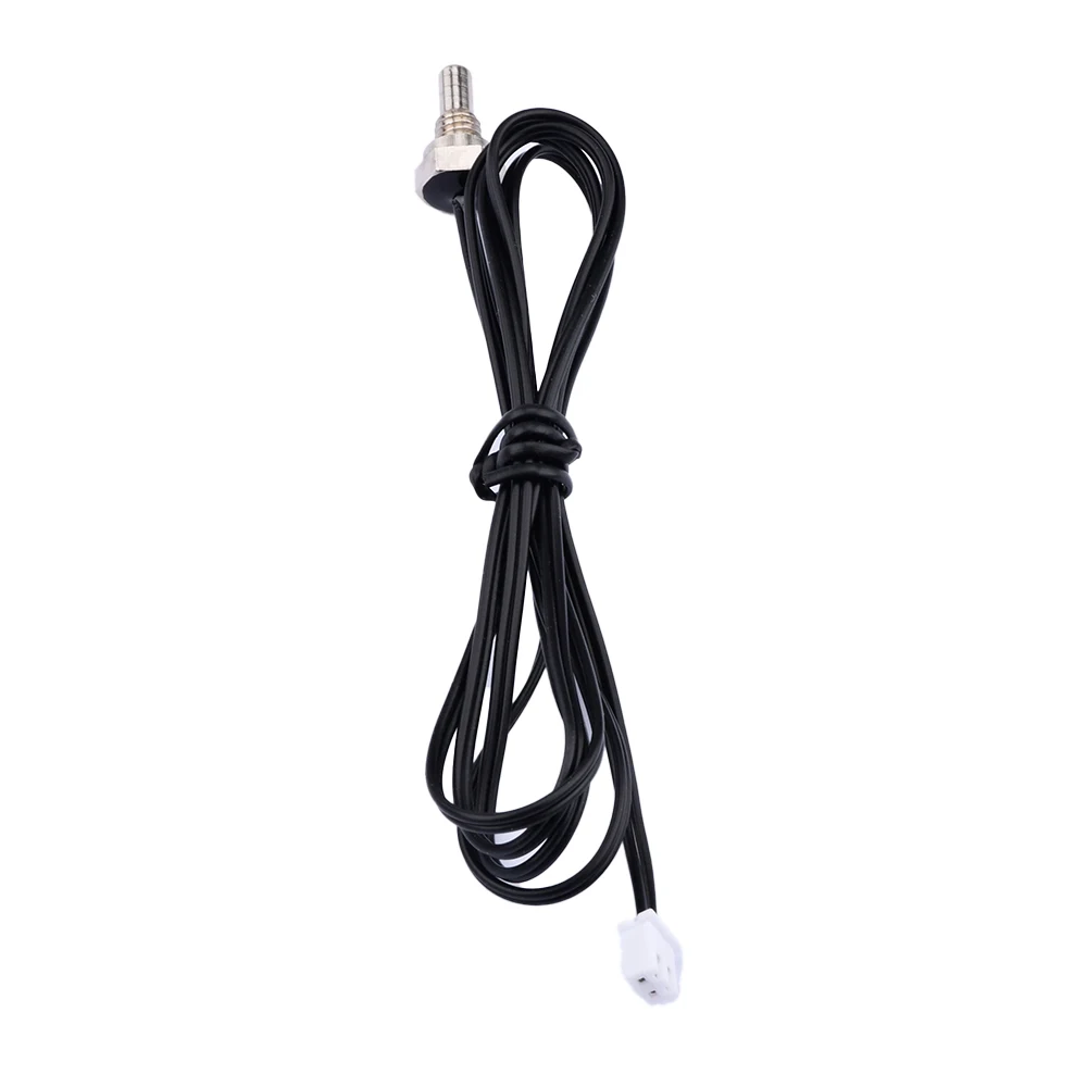 2PCS NTC 10K 1M/2M/3M Waterproof Thermistor Temperature Sensor XH2.54 Terminal M8 Thread Cable Temperature Controller Probe